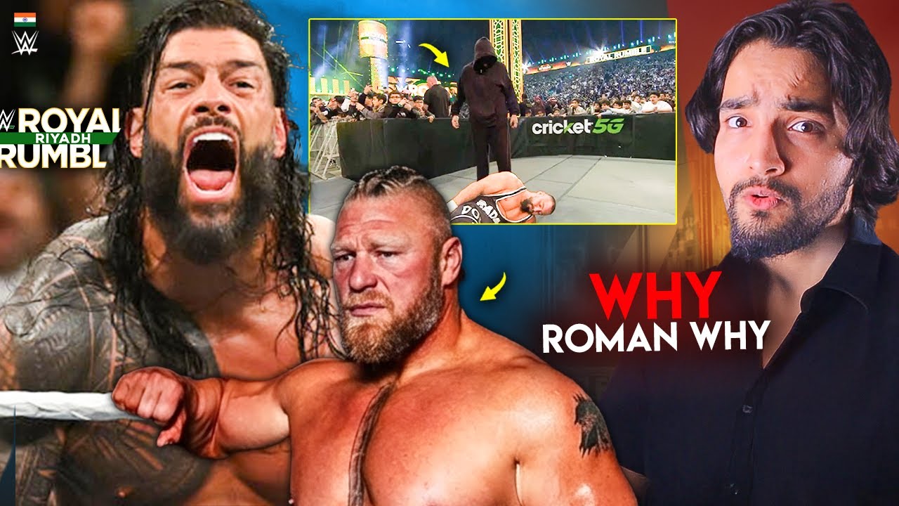 CONTROVERSY AFTER ROMAN REIGNS WINS ROYAL RUMBLE🤯...BROCK LESNAR ELIMINATION REASON