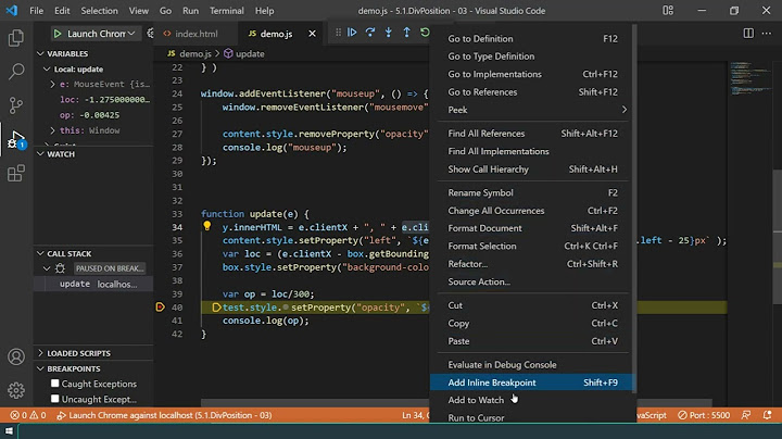 Cách debug JavaScript trong Visual Studio Code