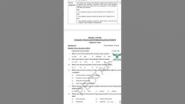 Smart Syllabus of Class 9th computer 2026| pairing scheme of Computer | modal paper of Computer