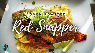 HOW TO MAKE THE BEST OVEN-ROASTED RED SNAPPER | WHOLE FISH RECIPE | BEGINNER-FRIENDLY TUTORIAL