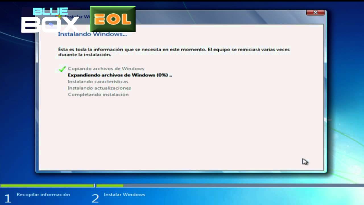 TUTORIAL - Formatea y instala Windows 7 en Español - Bien ...