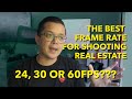 My frame rate settings for shooting real estate