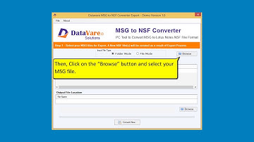 How to Convert MSG to Lotus Notes NSF with Some Easy Steps?