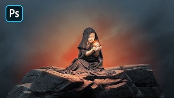 Glowing Light Ball - Photoshop Fantasy Manipulation Tutorial