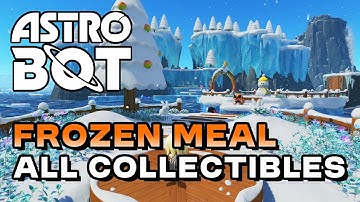 Astro Bot - Frozen Meal All Collectible Locations (Bots, Puzzle Pieces & Secret Level)