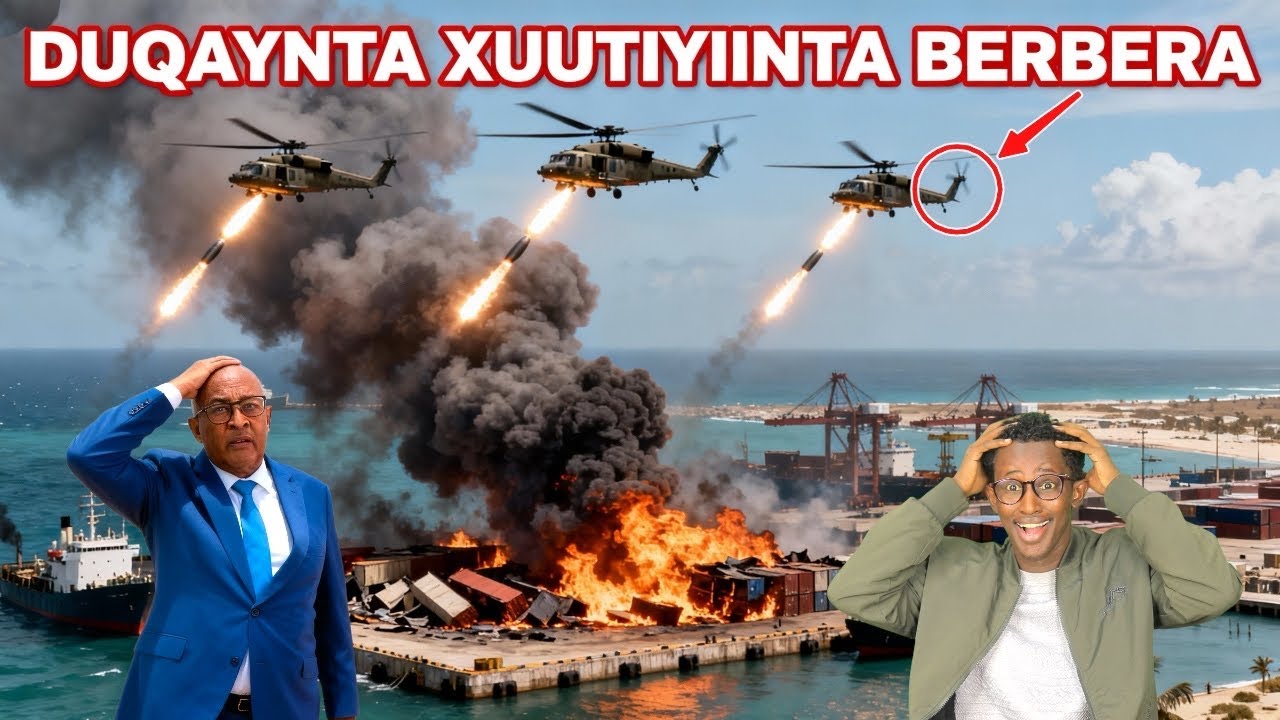 DEGDEG XUUTIYIINTA DUQAYMAHA BERBERA DIYAARIYEY,HANJABAADII UGU CUSLAYD BARAKAC BALAARAN QARXAY,XOG.