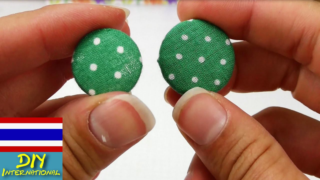 สอนทำกระดุมแฟนซี | DIY กระดุมแฟนซี ออกแบบลาย เย็บเอง ง่ายๆ