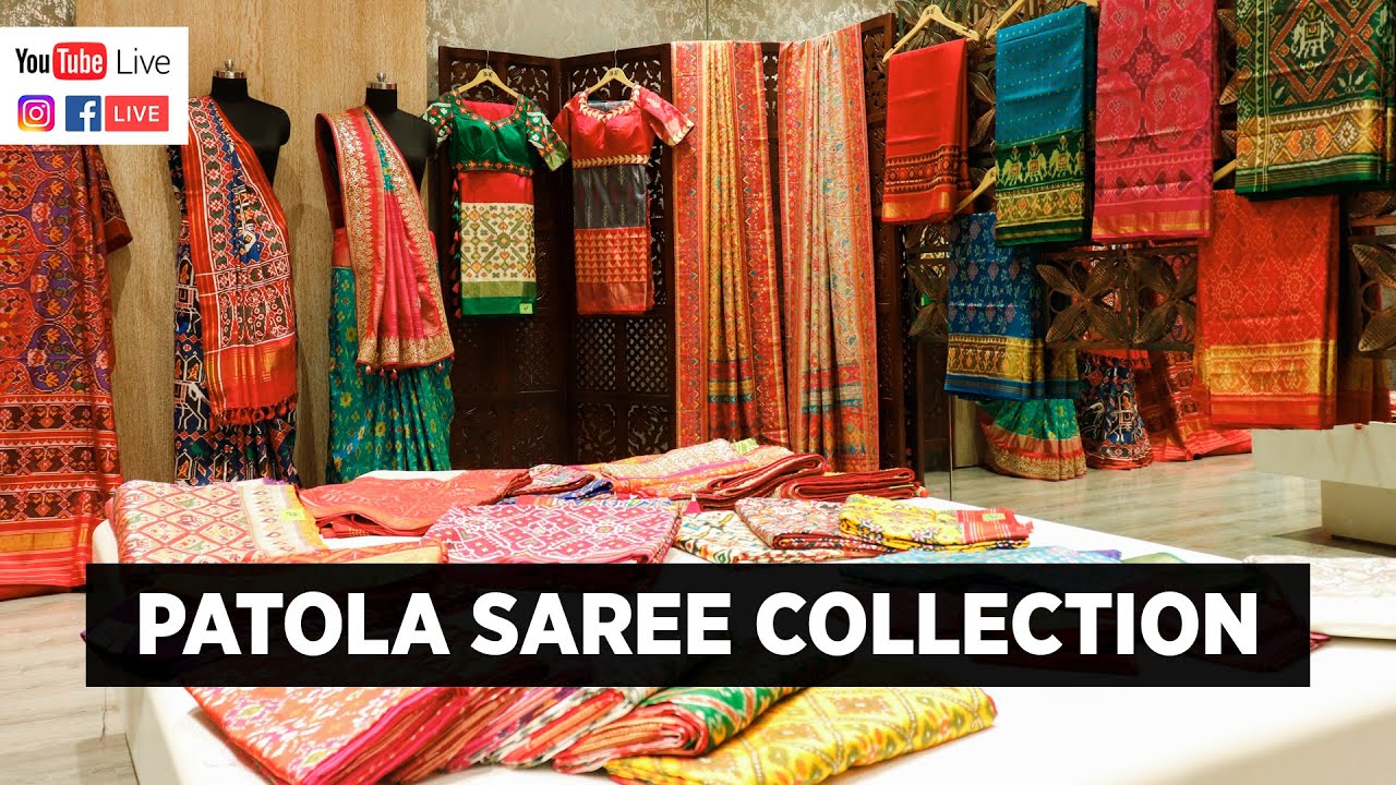 Latest Patola Silk Saree Collection 2021 at G3+ Store Surat