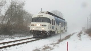 TriMet WES Through First 2014 Snow (HD)
