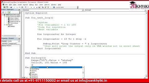 VBA | For Next Loop | Countif in VBA