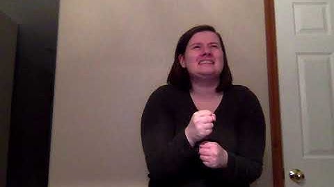 ASL 102-02 Unit 6 Video, by Megan Flohr