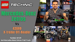 LEGO Technic 42129 4x4 Mercedes-Benz Zetros İnceleme Ve 42099 4X4 X-treme Off-Roader Karşılaştırma