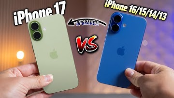 iPhone 17 vs iPhone 16/15/14/13 - Should YOU Upgrade?! 🤔