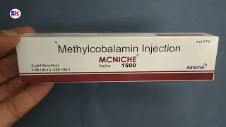 MCniche 1500 Injection | Methylcobalamin Injection | MCniche injection Uses Benefits Dosage Review