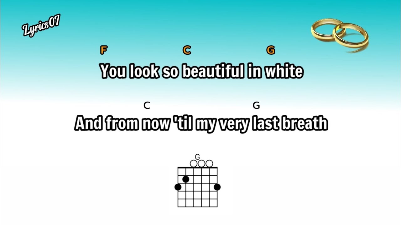 Chord Beautiful in White by Shae Filan guitarlesson YouTube