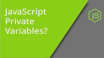 Private Variables in JavaScript
