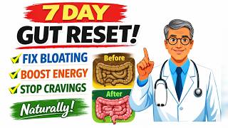 7-Day Gut Reset Plan to Fix Bloating, Fatigue &amp; Cravings 😳”