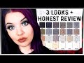 Jeffree Star Cremated Palette 🖤 3 Looks + Review 💀