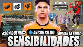 Probé Las Sensibilidades De A7 Carrilho La Configuración Del Mejor Jugador De América En Pubgm
