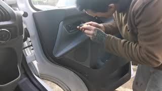 How to remove dorcards/door panels on a Ford Transit Custom 2016.