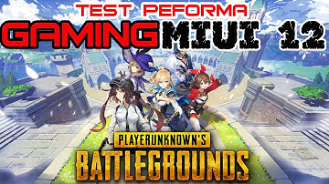 TEST PERFORMA GAMING MIUI 12 V12.0.1.0 REDMI NOTE 7 ANDROID 10 || TEST GAME PUBG & GENSHIN IMPACT