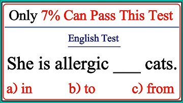 Mixed Grammar Test 🧠 Only 7% Can Pass This Test 
