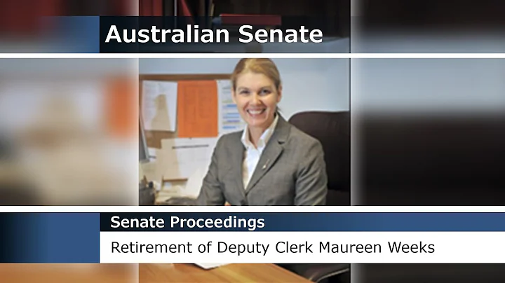 Senate Proceedings - Retirement of Deputy Clerk of...