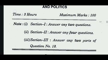 EPS-09 Question Paper I GNOU| 2020 | comparative Government and Politics | Important questions