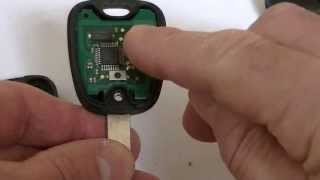 Peugeot two button key fob 206,306 307.406, Repair battery change Fix Peugeot two button key fob 206,306 307.406, Repair battery change Fix