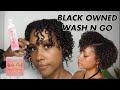 TRYING KINKY CURLY PRODUCTS | BLACK OWNED WASH N GO