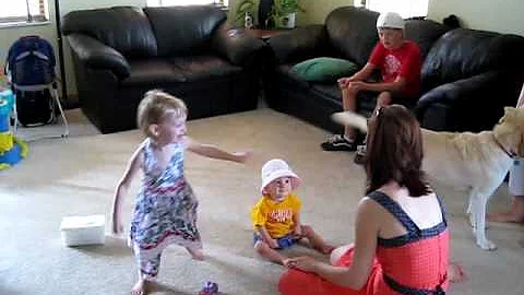 Rocking out with Hannah, Rett & Clover