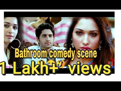 Bathroom comedy scene  south movie hindi dubbed scene  tadakamovie  funnymemes  mirrorscene