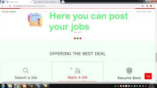 N Soft order -Job portal website for all job notice. screenshot 1