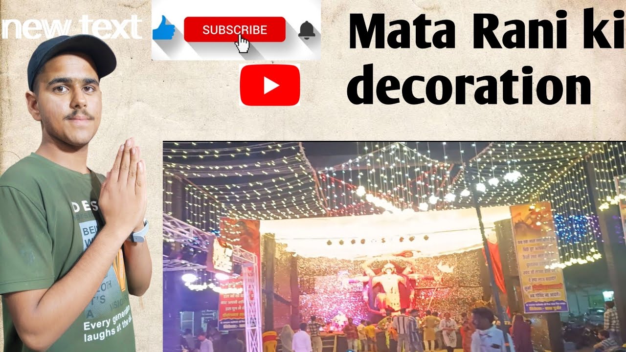 Mata Mata Rani ka decoration ka decoration - YouTube