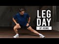15 Min Intense Leg Workout At Home No Equipment 