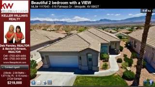 516 Fairways Dr - Mesquite, NV - Beautiful 2 bedroom with a VIEW