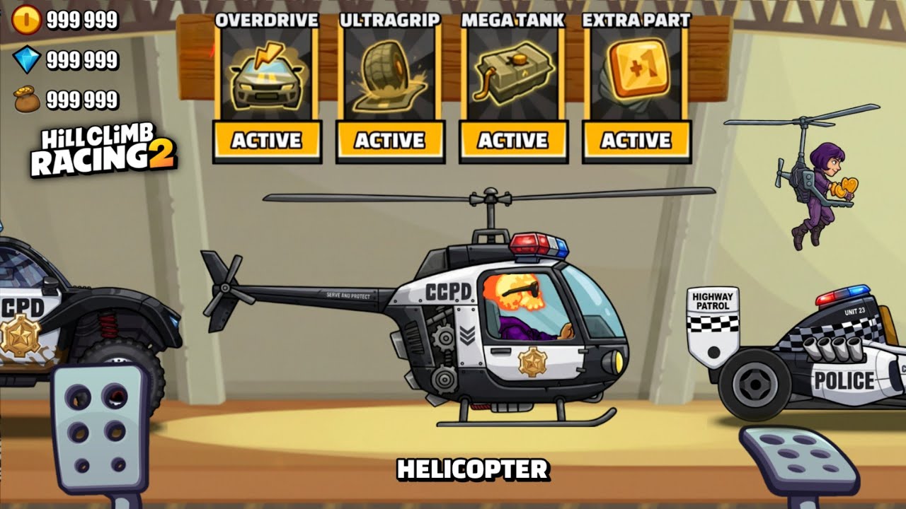 ВСЕ СКИНЫ ПОЛИЦЕЙСКОЙ МАШИНЫ!! 🤩 - Гонки по холмам 2