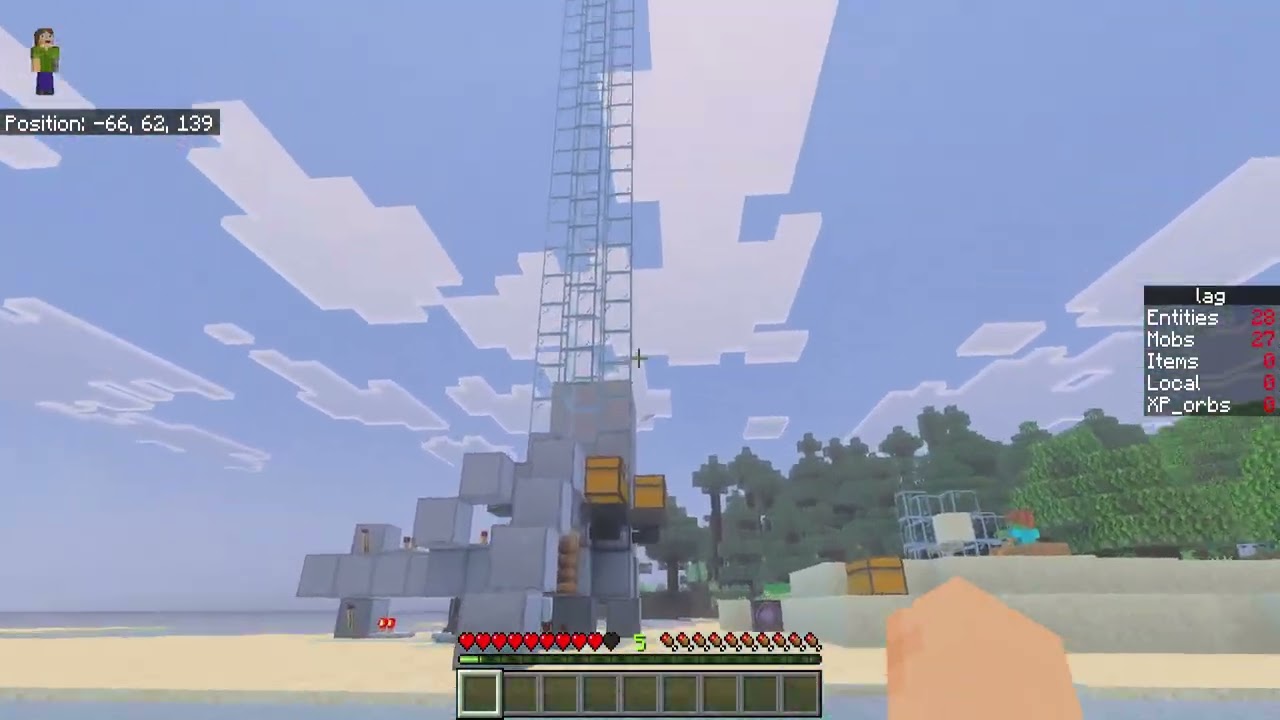 Chicken-Powered Wind Charge Elevator Cannon