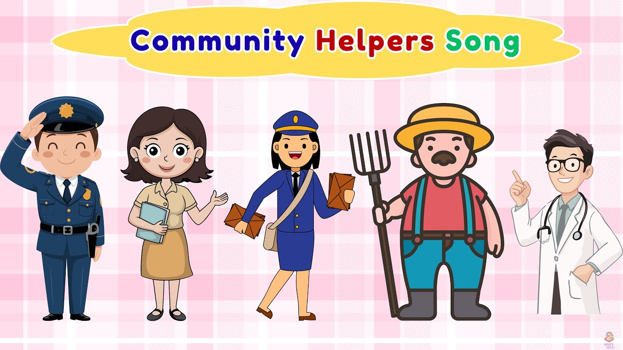 Community Helpers Song 👩‍⚕️🚒👮‍♂️ | Doctor, Teacher, Firefighter & More ...