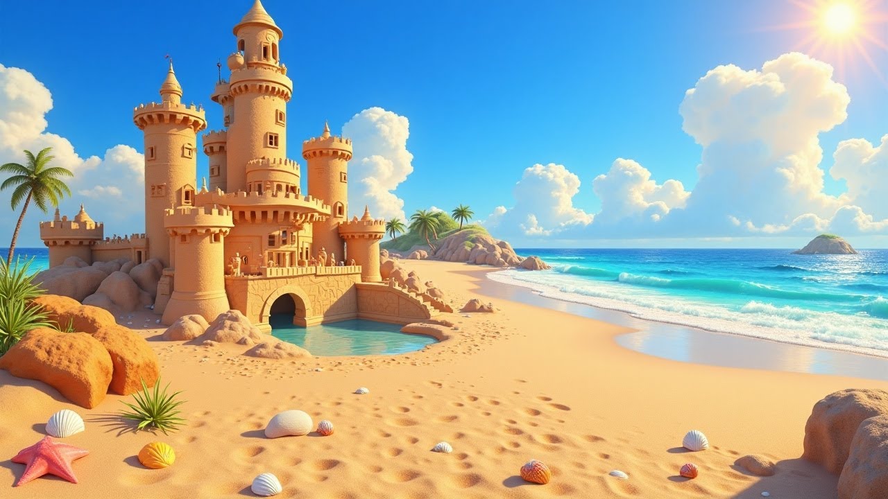 The Great Sandcastle Battle | VS Stories | Stories For Kids | Growth & Learn & Kindness & Love!