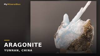 Video preview: Columnar Blue Aragonite on Matrix (“Lanwen Stone”) – Yunnan, China | Natural Mineral Specimen