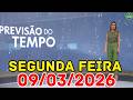 PERIGO EM SP E RIO: Cidades podem registrar 70mm de chuva hoje | Previsão do Tempo Jornal Hoje 09/03