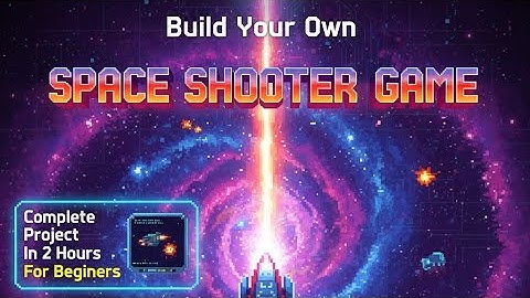 How To Create Space Shooting Game Using Python Pygame | Too Coder