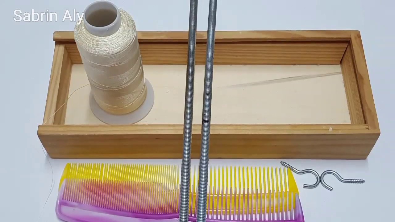 3 أفكار بديله لنول الخرز 🛠🔩🗜بادوات منزليه (اعادة تدوير)