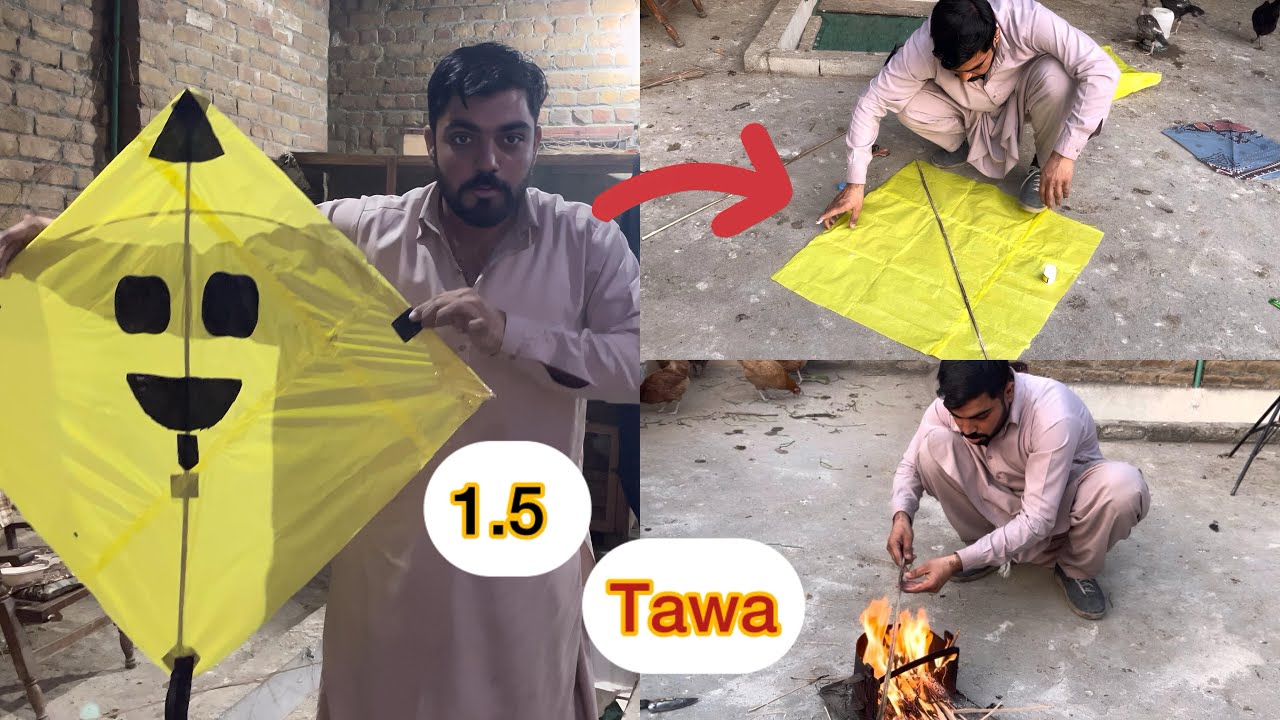 Making 1.5 tawa gudda easy way in home🥰aj 1.5 tawa guda bana diya🪁