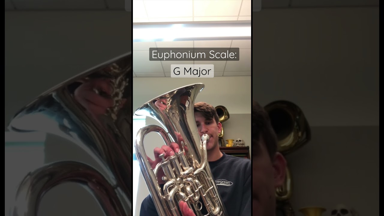 Did you get your scales in today? scale music euphonium musica 