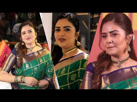 Sreemukhi Latest visuals  @ #MaaIntiBangaaram Thanks Meet | Samantha | TFPC - TFPC