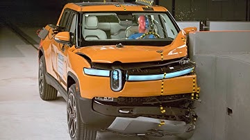 2023 Rivian R1T CRASH TEST | Gets Higher-tier Award