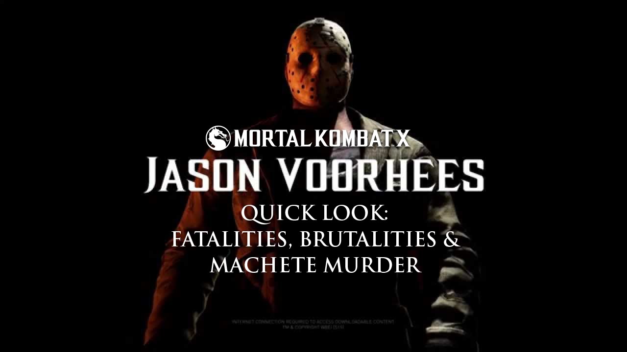 Mortal Kombat X All Jason's Fatalities, Brutalities, X-Ray