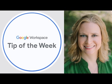 Video Using Google Workspace: Tip of the week from Googler... - youtube
